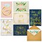 24 Pack Wedding Cards for Bride and Groom with Gold Envelopes, Engagement Congratulations, 6 Gold Foil Designs (5x7 In)